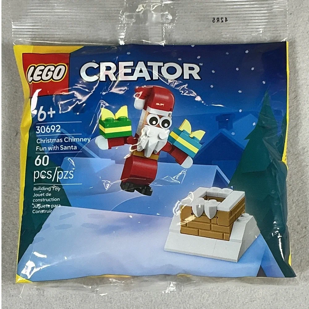 LEGO Creator Christmas Chimney Fun with Santa 30692 Polybag Building Toy New